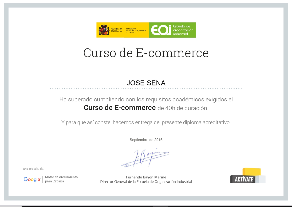 curso ecommerce google